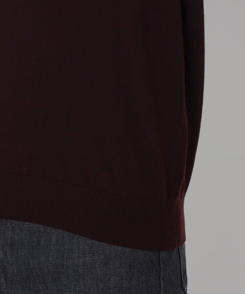 TOMORROWLAND (トゥモローランド)の「TOMORROWLAND tricot スーパーファインメリノウール Vネックニット S-WOOL(ニット/セーター・メンズ・チャコールグレー/ブラック/ボルドー/ネイビー・S/M/L)」の12枚目の写真