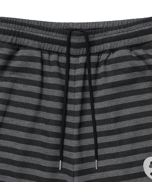 Cavish（カビシ）の「STRIPED FUR KITTEN WIDE SWEAT PANTS BLACK(CV2GFFPA01A)（スウェットパンツ・レディース・ブラック・SMALL/MEDIUM）」の7枚目の写真