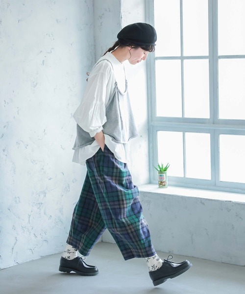soulberry(ソウルベリー)の「甘すぎないっ!ビスチェなベスト(ベスト・レディース・チャコール/杢グレー・M/5L/4L/3L/LL/L)」の4枚目の写真