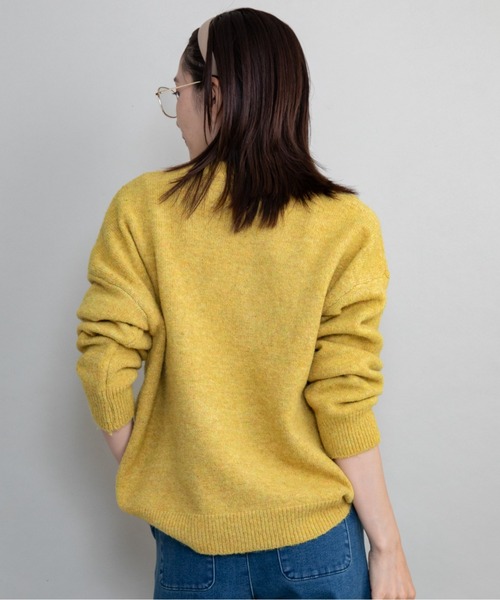 lodie（ロディ）の「”slowbloom"ロゴ刺繍ニット（ニット/セーター・レディース・アイボリー/ブルー/イエロー/グレー・FREE）」の22枚目の写真