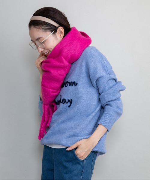 lodie（ロディ）の「”slowbloom"ロゴ刺繍ニット（ニット/セーター・レディース・アイボリー/ブルー/イエロー/グレー・FREE）」の18枚目の写真