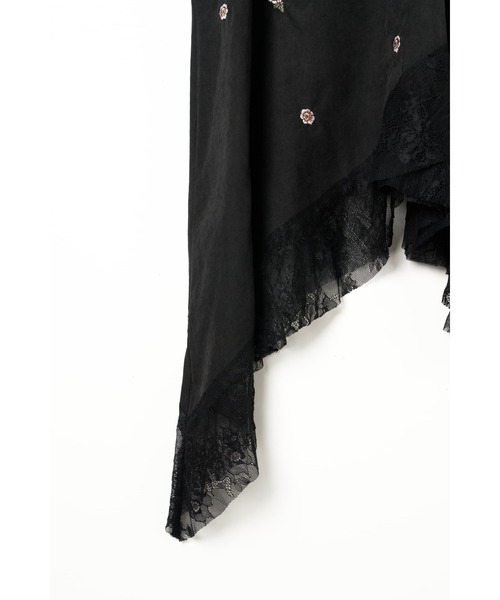 Knuth Marf(クヌースマーフ)の「lace cami dress(ワンピース・レディース・ブラウン/ブラック・FREE)」の21枚目の写真