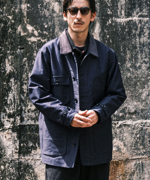 VDR(ブイディアール)の「MOLESKIN CHORE COAT(ミリタリージャケット・メンズ・その他・MEDIUM/X-LARGE/LARGE)」の6枚目の写真