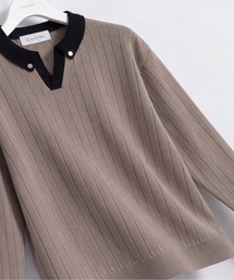 CULLNI（クルニ）の「【CULLNI】別注　Wide Rib SkipperCollar Knit Pullover（ニット/セーター）」