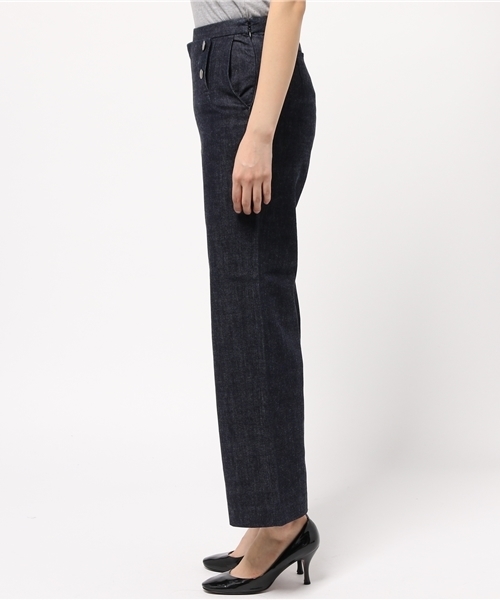 LIMITLESS LUXURY（リミットレスラグジュアリー）の「HOLIDAY ワイドパンツ◆（その他パンツ・レディース・ホワイト/ブルー系その他・36/38）」の9枚目の写真