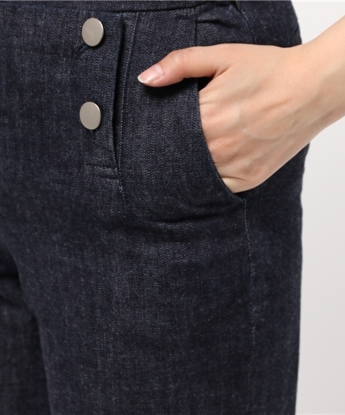 LIMITLESS LUXURY（リミットレスラグジュアリー）の「HOLIDAY ワイドパンツ◆（その他パンツ・レディース・ホワイト/ブルー系その他・36/38）」の4枚目の写真