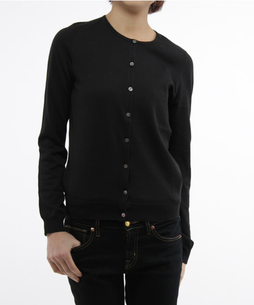 UNITED ARROWS（ユナイテッドアローズ）の「○UAS CO C/N CGN◇（カーディガン/ボレロ・レディース・ホワイト/ブラック/ピンク/ケリー/イエロー/ロイヤルブルー・38/40）」の3枚目の写真