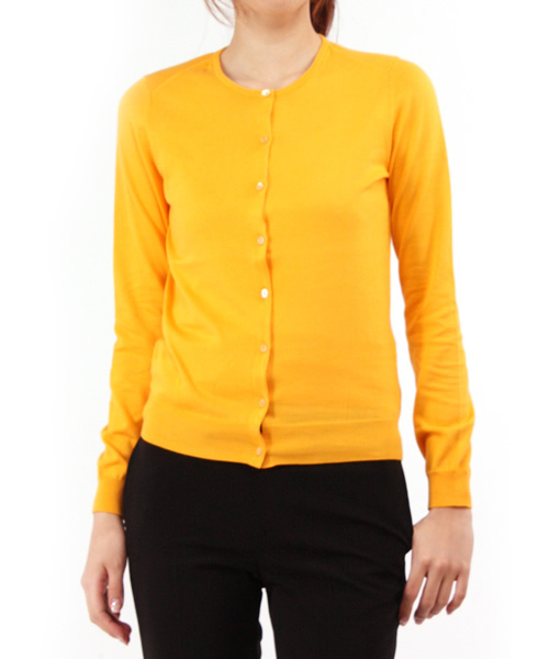 UNITED ARROWS（ユナイテッドアローズ）の「○UAS CO C/N CGN◇（カーディガン/ボレロ・レディース・ホワイト/ブラック/ピンク/ケリー/イエロー/ロイヤルブルー・38/40）」の14枚目の写真