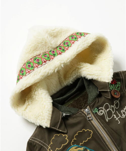 BOOFOOWOO（ブーフーウー）の「フライトジャケット（その他アウター・キッズ・カーキ・X-SMALL/LARGE/SMALL/MEDIUM）」の3枚目の写真