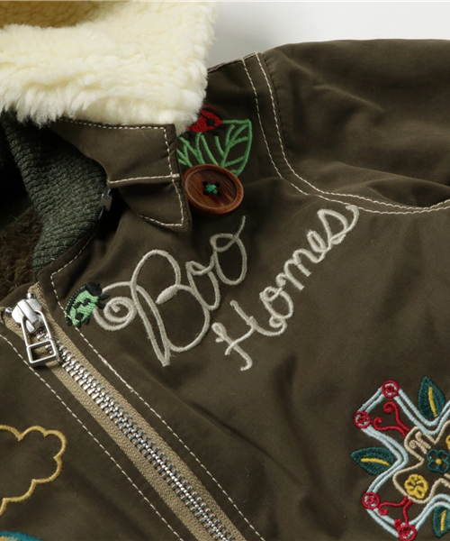 BOOFOOWOO（ブーフーウー）の「フライトジャケット（その他アウター・キッズ・カーキ・X-SMALL/LARGE/SMALL/MEDIUM）」の5枚目の写真