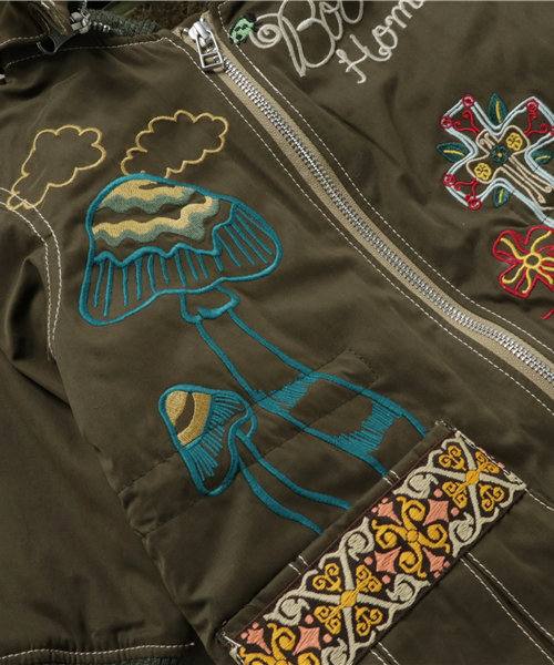 BOOFOOWOO（ブーフーウー）の「フライトジャケット（その他アウター・キッズ・カーキ・X-SMALL/LARGE/SMALL/MEDIUM）」の7枚目の写真