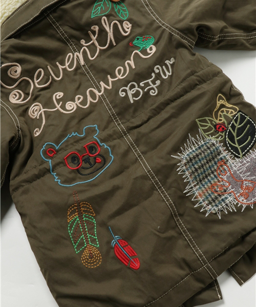 BOOFOOWOO（ブーフーウー）の「フライトジャケット（その他アウター・キッズ・カーキ・X-SMALL/LARGE/SMALL/MEDIUM）」の10枚目の写真