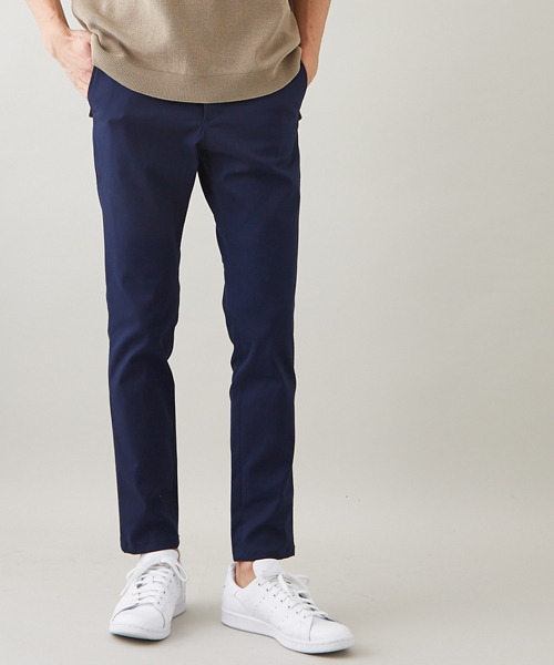 STUDIOUS（ステュディオス）の「スーパーストレッチテーパードカラーチノ（チノパンツ・メンズ・グレー/ブルー/ベージュ/ブラック・1/3/2）」の4枚目の写真