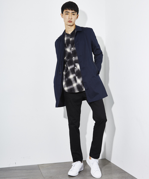 STUDIOUS（ステュディオス）の「スーパーストレッチテーパードカラーチノ（チノパンツ・メンズ・グレー/ブルー/ベージュ/ブラック・1/3/2）」の6枚目の写真