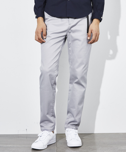 STUDIOUS（ステュディオス）の「スーパーストレッチテーパードカラーチノ（チノパンツ・メンズ・グレー/ブルー/ベージュ/ブラック・1/3/2）」の12枚目の写真