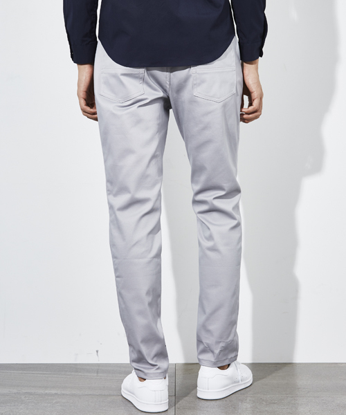 STUDIOUS（ステュディオス）の「スーパーストレッチテーパードカラーチノ（チノパンツ・メンズ・グレー/ブルー/ベージュ/ブラック・1/3/2）」の14枚目の写真