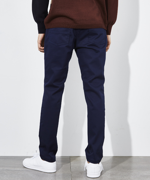 STUDIOUS（ステュディオス）の「スーパーストレッチテーパードカラーチノ（チノパンツ・メンズ・グレー/ブルー/ベージュ/ブラック・1/3/2）」の9枚目の写真