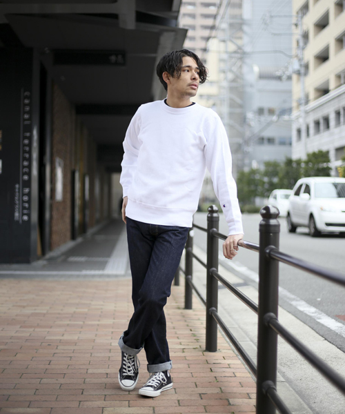 Champion（チャンピオン）の「【Champion/チャンピオン】 クルーネックヘビースウェット（スウェット・メンズ・グレー/ブラック/ホワイト・X-LARGE/MEDIUM/LARGE）」の13枚目の写真