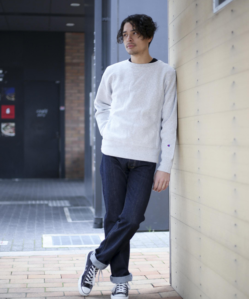 Champion（チャンピオン）の「【Champion/チャンピオン】 クルーネックヘビースウェット（スウェット・メンズ・グレー/ブラック/ホワイト・X-LARGE/MEDIUM/LARGE）」の14枚目の写真