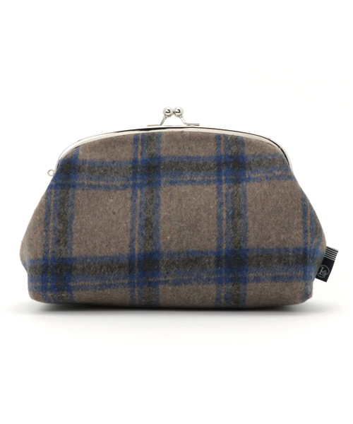 LBC（エルビーシー）の「がま口ポーチ M （ポーチ・レディース・ベージュ/グレー・ONE SIZE）」の2枚目の写真