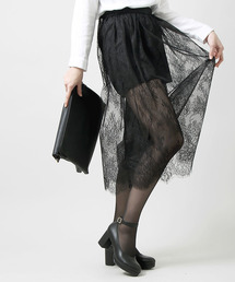 WEGO | WEGO/2WAYシアーレースギャザースカート(スカート)