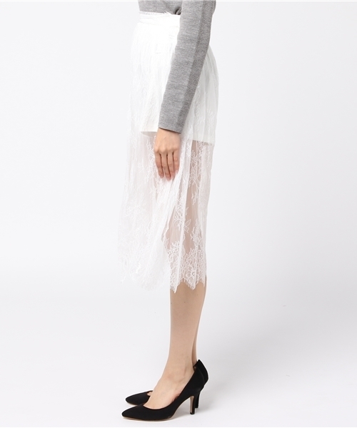 WEGO(ウィゴー)の「WEGO/2WAYシアーレースギャザースカート(スカート・レディース・ピンク/ホワイト/イエロー/ブラック/サックスブルー・FREE)」の19枚目の写真