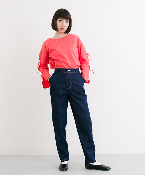 MERLOT（メルロー）の「スカラップ配色ポッケデニムパンツ2216（デニムパンツ・レディース・ネイビー/ライトブルー・SS）」の10枚目の写真