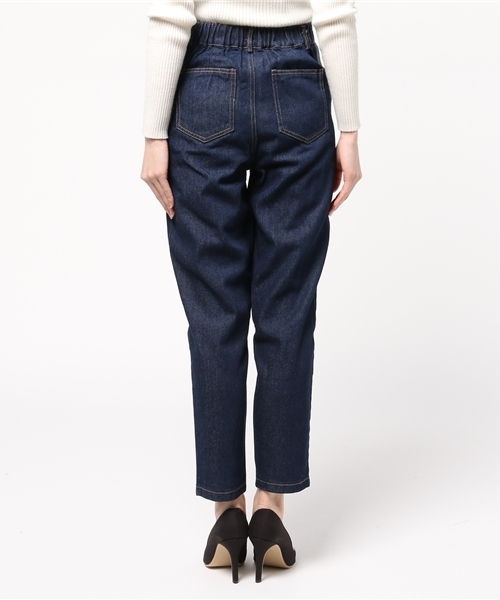 MERLOT（メルロー）の「スカラップ配色ポッケデニムパンツ2216（デニムパンツ・レディース・ネイビー/ライトブルー・SS）」の5枚目の写真