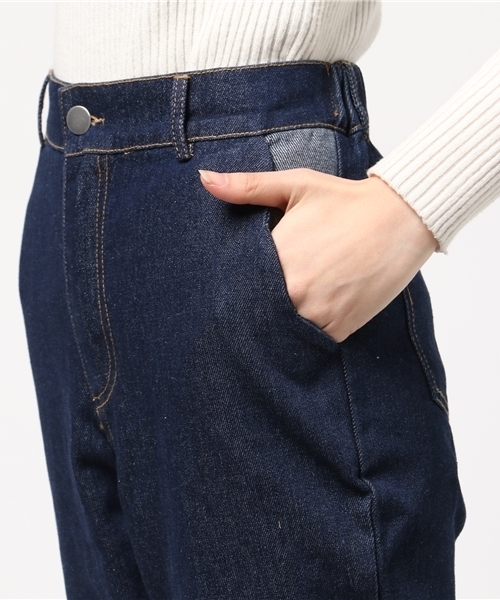 MERLOT（メルロー）の「スカラップ配色ポッケデニムパンツ2216（デニムパンツ・レディース・ネイビー/ライトブルー・SS）」の16枚目の写真