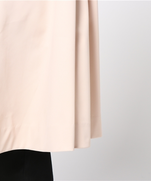 Honeys（ハニーズ）の「プリンセスラインドレストレンチコート（トレンチコート・レディース・アイボリー/ブラック×ホワイト/サックスブルー/ピンク/ベージュ・M/L）」の12枚目の写真