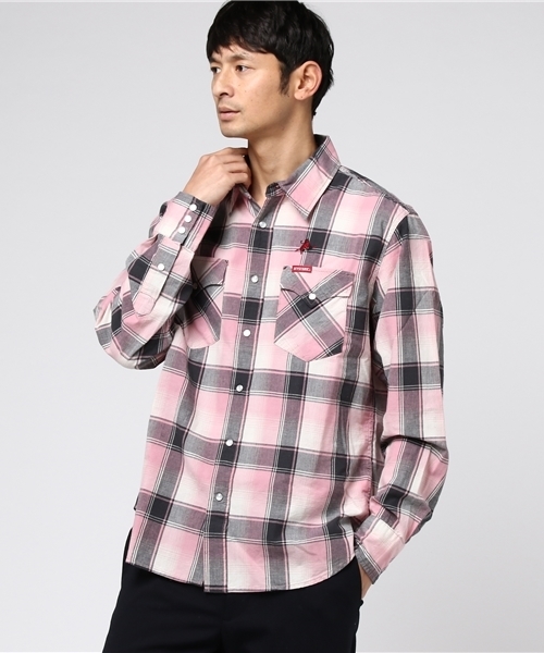 HYSTERIC GLAMOUR(ヒステリックグラマー)の「長袖ウエスタンSH(シャツ/ブラウス・メンズ・ピンク系その他/グリーン系その他/ブルー系その他・SMALL/MEDIUM/LARGE)」の13枚目の写真