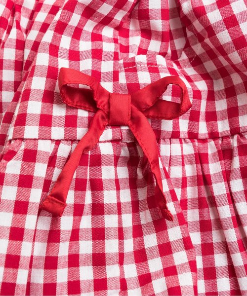 algy（アルジー）の「ギンガムチェックぺプラムキュロット（その他パンツ・キッズ・レッド/ネイビー/ブラック・SMALL/XX-SMALL/MEDIUM/X-SMALL）」の10枚目の写真