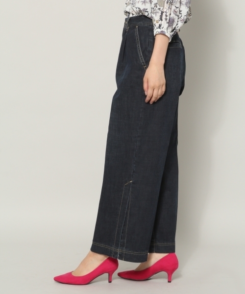 BLISS POINT(ブリスポイント)の「【Sサイズ展開】スソスリットデニムパンツ / 764548(デニムパンツ・レディース・ブラック/ネイビー・SMALL/LARGE/MEDIUM)」の15枚目の写真