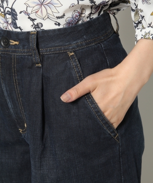 BLISS POINT(ブリスポイント)の「【Sサイズ展開】スソスリットデニムパンツ / 764548(デニムパンツ・レディース・ブラック/ネイビー・SMALL/LARGE/MEDIUM)」の18枚目の写真