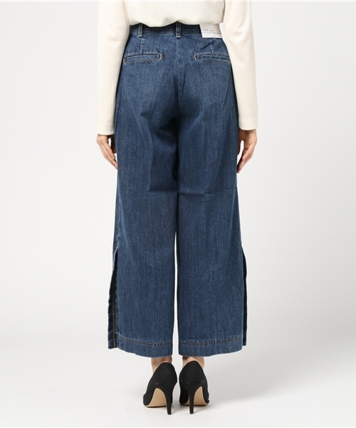 BLISS POINT(ブリスポイント)の「【Sサイズ展開】スソスリットデニムパンツ / 764548(デニムパンツ・レディース・ブラック/ネイビー・SMALL/LARGE/MEDIUM)」の5枚目の写真