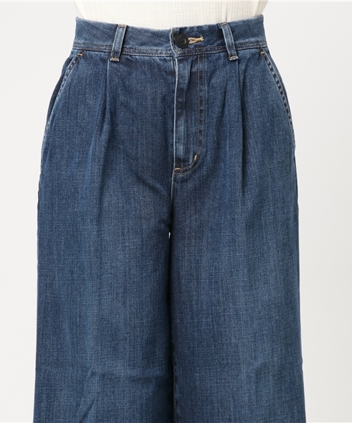 BLISS POINT(ブリスポイント)の「【Sサイズ展開】スソスリットデニムパンツ / 764548(デニムパンツ・レディース・ブラック/ネイビー・SMALL/LARGE/MEDIUM)」の6枚目の写真