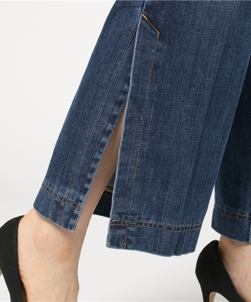 BLISS POINT(ブリスポイント)の「【Sサイズ展開】スソスリットデニムパンツ / 764548(デニムパンツ・レディース・ブラック/ネイビー・SMALL/LARGE/MEDIUM)」の9枚目の写真