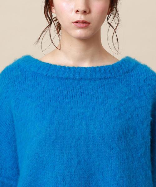 Another Edition(アナザーエディション)の「ボートネックビッグニットプルオーバー ◆(ニット/セーター・レディース・ナチュラル/コバルトブルー/ピンク・FREE)」の14枚目の写真