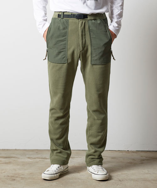 Snow Peak（スノーピーク）の「リサイクルポリエステルフリースパンツ（その他パンツ・メンズ・オリーブ/ブラウン/ブラック・MEDIUM/X-LARGE/LARGE）」の3枚目の写真