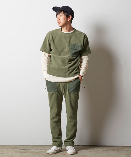 Snow Peak（スノーピーク）の「リサイクルポリエステルフリースパンツ（その他パンツ・メンズ・オリーブ/ブラウン/ブラック・MEDIUM/X-LARGE/LARGE）」の12枚目の写真