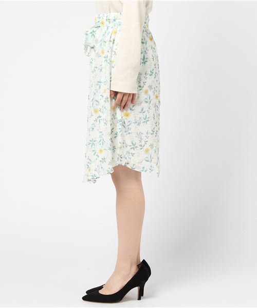 GeeRA（ジーラ）の「選べる！花柄シフォンブラウス＆スカート（シャツ/ブラウス・レディース・ホワイト/オフホワイト/ホワイト系その他・LARGE/MEDIUM）」の10枚目の写真