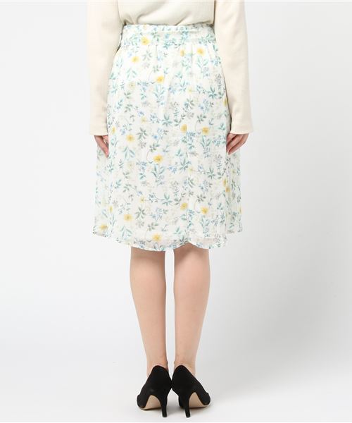 GeeRA（ジーラ）の「選べる！花柄シフォンブラウス＆スカート（シャツ/ブラウス・レディース・ホワイト/オフホワイト/ホワイト系その他・LARGE/MEDIUM）」の11枚目の写真