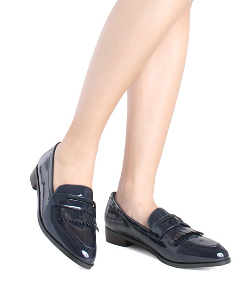 RANDA（ランダ）の「ストレスフリー/キルティタンローファー（ローファー・レディース・レッド/ブラック/ネイビー/クリーム・L/LL/M/S/SS）」の9枚目の写真