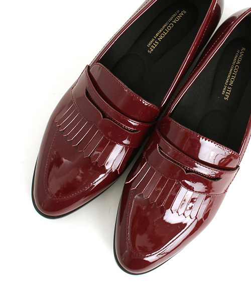 RANDA（ランダ）の「ストレスフリー/キルティタンローファー（ローファー・レディース・レッド/ブラック/ネイビー/クリーム・L/LL/M/S/SS）」の6枚目の写真