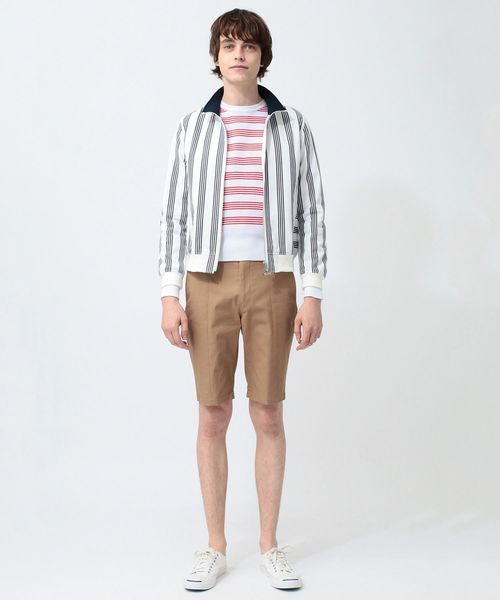 koe×THOM BROWNE（コエトムブラウン）の「[koe×THOM BROWNE]MENS TRACK JACKET（ブルゾン・メンズ・マルチ/ストライプ・LARGE/MEDIUM/SMALL）」の7枚目の写真
