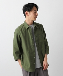 RAGEBLUE | フレンチリネンシャツ7分袖/784684(シャツ/ブラウス)