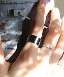 【YArKA/ヤーカ】silver925 11mm plane ring [pwo]/シルバー925 11ミリプレーンリング