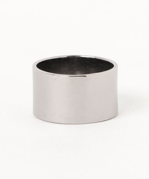 YArKA（ヤーカ）の「【YArKA/ヤーカ】silver925 11mm plane ring [pwo]/シルバー925 11ミリプレーンリング（リング・レディース・ブラック/シルバー/ゴールド・#13/#11/#15/#9）」の4枚目の写真