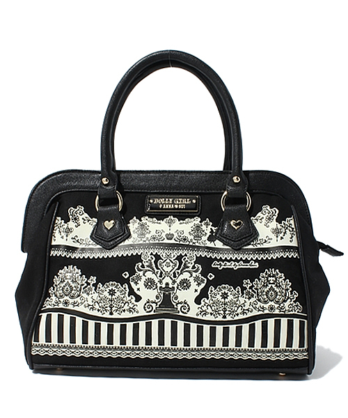Dolly Girl By Anna Sui ドーリーガール バイ アナ スイ の シークレットプリンセスptボストンバック ボストンバッグ Wear Dolly Girl By Anna Sui ドーリーガール バイ アナ スイ の シークレットプリンセスptボストンバック ボストンバッグ Wear