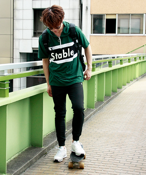 VENCEEXCHANGE（ヴァンスエクスチェンジ）の「WONDER SHAPE 裾リブパンツ（その他パンツ・メンズ・ブラック/ライトグレー・LARGE/MEDIUM/SMALL）」の7枚目の写真